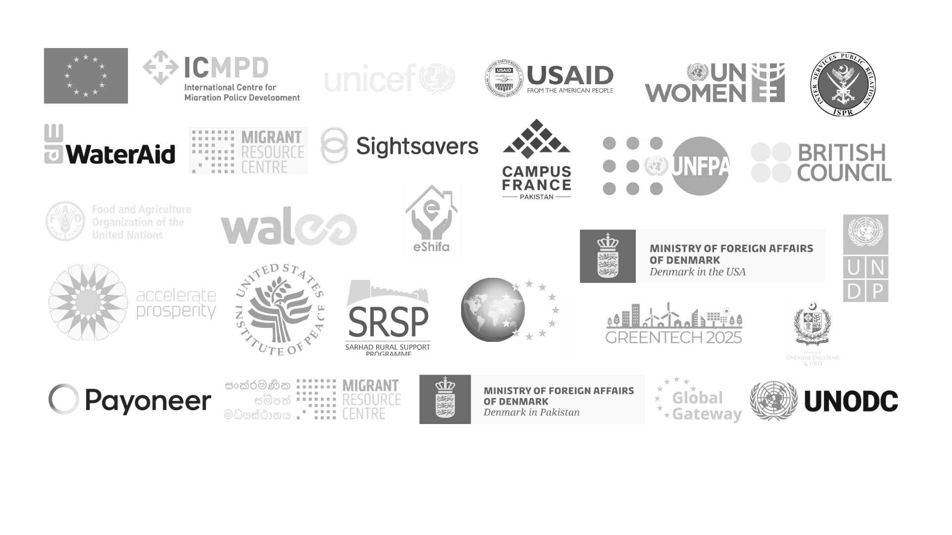 Our clients and partner organizations